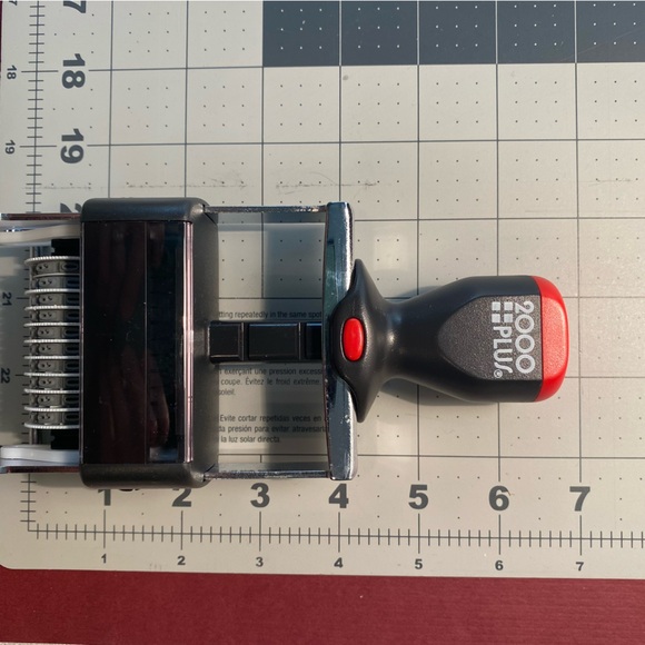 Cosco 2000PLUS Classic Line  2010/P 10 Digit Numbering Heavy Duty Stamper - Picture 8 of 9